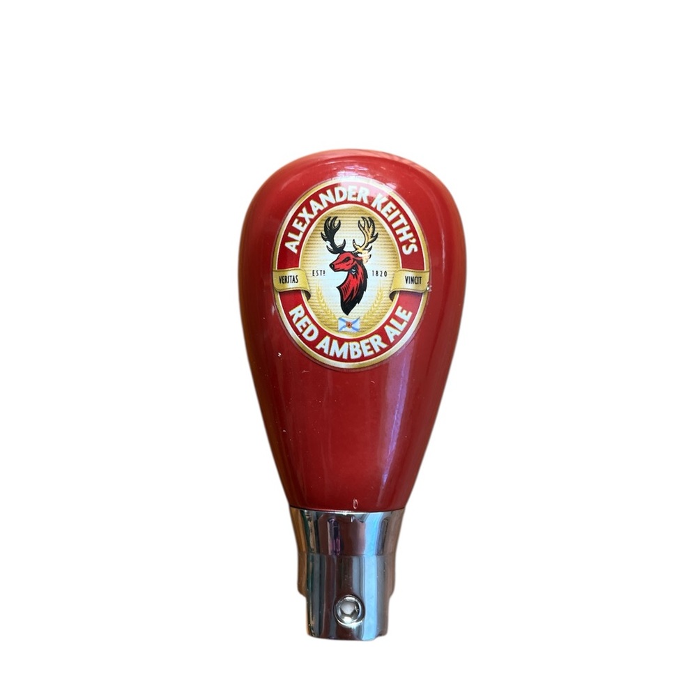 Red Amber Ale Tap Handle Alexander Keith’s rare